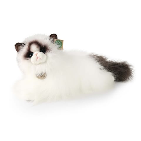 ⁨Rappa - Pluszowa realistyczna maskotka Kot Ragdoll leżący 35 cm Eco-Friendly⁩ w sklepie Wasserman.eu