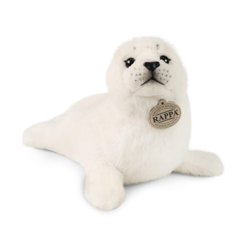 ⁨Rappa - Pluszowa realistyczna maskotka Foka biała 30 cm Eco-Friendly⁩ w sklepie Wasserman.eu
