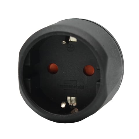 ⁨Adapter wtyczka podróżna USA Kanada Meksyk gniazdo Euro czarny⁩ w sklepie Wasserman.eu