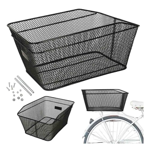 ⁨Koszyk rowerowy RALLEX na bagażnik kosz tylny metalowy 25kg⁩ w sklepie Wasserman.eu