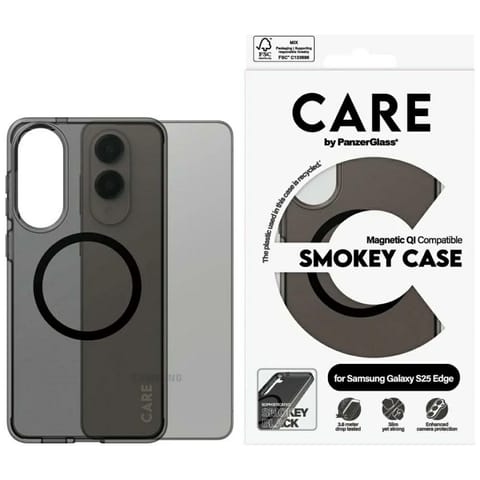 ⁨Etui CARE by PanzerGlass Flagship Urban  Combat Black QI do Samsung Galaxy S25 Edge dymny⁩ w sklepie Wasserman.eu