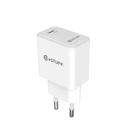 ⁨eSTUFF USB-C Charger EU PD 20W. 1 x⁩ w sklepie Wasserman.eu