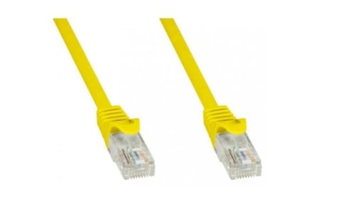 ⁨TECHLY ICOC CCA5U-100-YET 10 Patchcord⁩ w sklepie Wasserman.eu