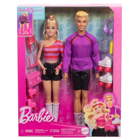 ⁨Dolls Barbie Fashionistas Barbie and Ken on roller skates⁩ at Wasserman.eu