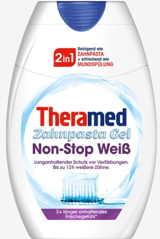 ⁨Theramed Non Stop Weis 2 in 1 Pasta do Zębów 75 ml⁩ w sklepie Wasserman.eu