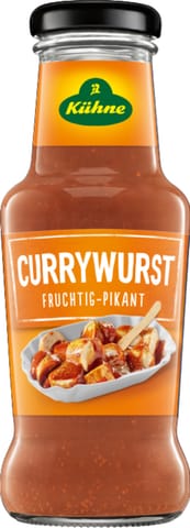⁨Kühne Currywurst Pikant Sos 250 ml⁩ w sklepie Wasserman.eu