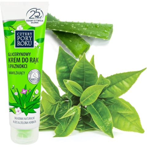 ⁨Krem do rąk Cztery pory roku 130ml glicerynowy aloes⁩ w sklepie Wasserman.eu