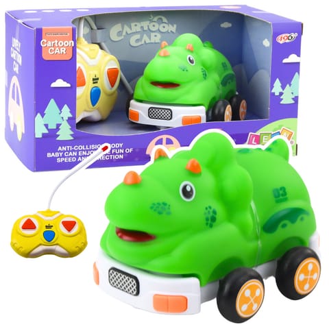 ⁨Autko Zdalnie Sterowne RC Dla Malucha Dinozaur Zielony⁩ w sklepie Wasserman.eu