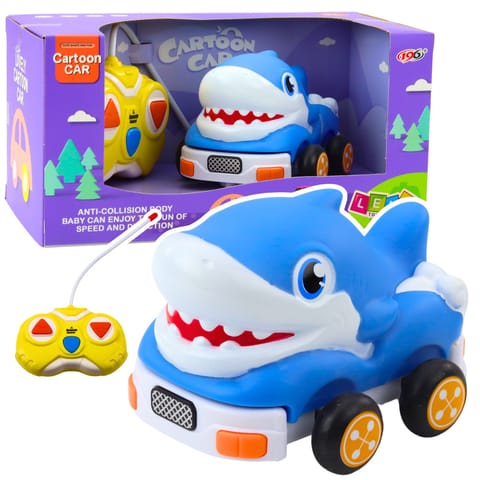 ⁨Autko Zdalnie Sterowne RC Dla Malucha Rekin Niebieski⁩ w sklepie Wasserman.eu