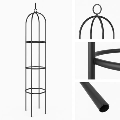 ⁨Metalowa pergola ogrodowa wspornik na róże 195cm⁩ w sklepie Wasserman.eu