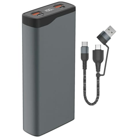 ⁨Powerbank 4smarts VoltHub Pro 20000mAh   22.5W QC PD gunmetal⁩ w sklepie Wasserman.eu