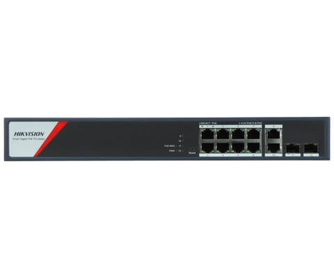 SWITCH POE DS-3E1512HP-SI-8P2T2F 8-PORTOWY + 2X UPLINK + 2X SFP Hikvision w sklepie Wasserman.eu