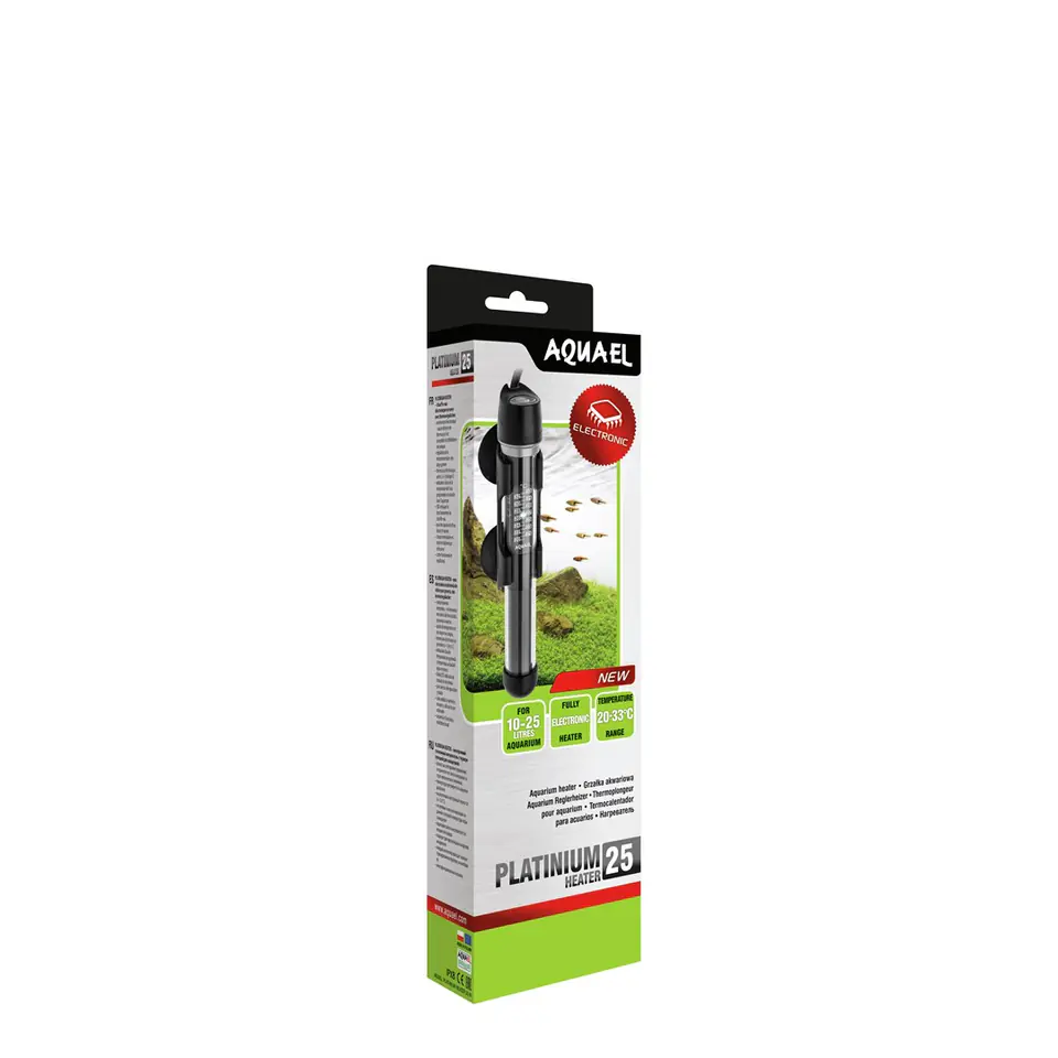 AQUAEL grzałka do akwarium platinium heater 25W 121214 w sklepie Wasserman.eu