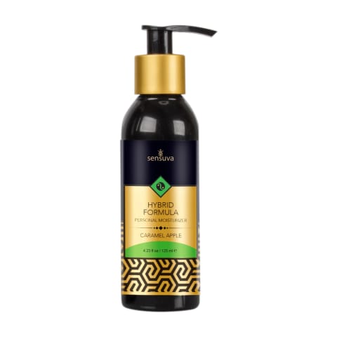 ⁨Sensuva Hybrid Lubrykant Jabłko-Karmel 125ml formuła wodno-silikonowa⁩ w sklepie Wasserman.eu
