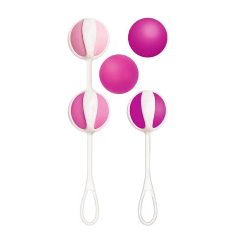 Gvibe Geisha Balls 3 Sugar Pink - system treningowy mięśni dna miednicy w sklepie Wasserman.eu
