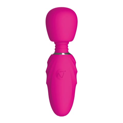 ⁨Nomi Tang Pocket Wand Hot Pink - kompaktowy masażer silikonowy IPX6⁩ w sklepie Wasserman.eu