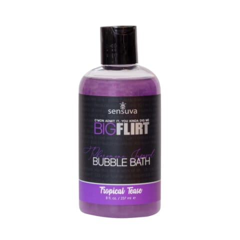 ⁨Sensuva Big Flirt Tropical Tease płyn do kąpieli z feromonami 237ml⁩ w sklepie Wasserman.eu