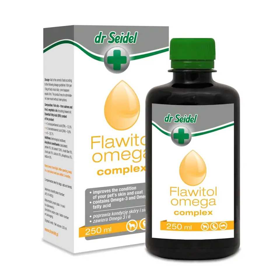 Flawitol Omega Complex- Olej Rybny na Piękną Skórę 250ml w sklepie Wasserman.eu