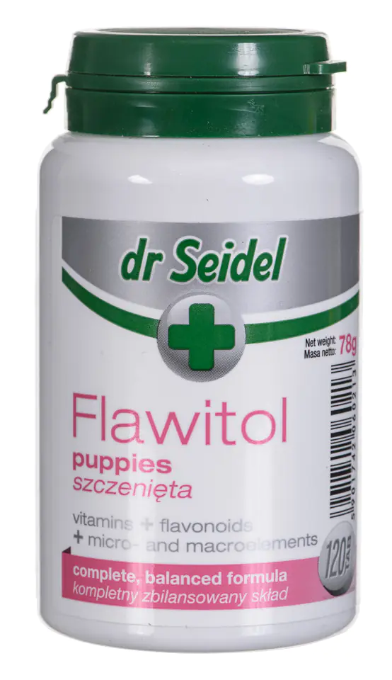 DR SEIDEL Flawitol dla szczeniąt - preparat wspomagający w okresie wzrostu 120tab. w sklepie Wasserman.eu