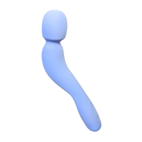 ⁨Dame Products Com Wand Periwinkle - masażer silikonowy, 5 trybow⁩ w sklepie Wasserman.eu
