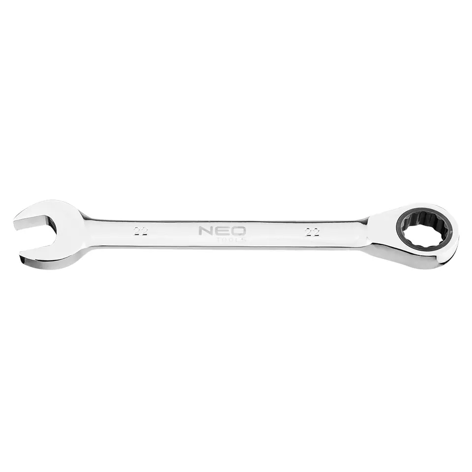 ⁨Combination spanner with ratchet, 22 mm⁩ at Wasserman.eu