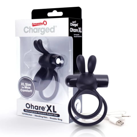 ⁨The Screaming O Charged Ohare XL Black podwojny pierścień wibrujący⁩ w sklepie Wasserman.eu