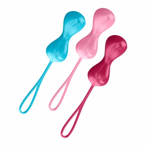 ⁨Kulki gejszy - Satisfyer Power Balls Training Set⁩ w sklepie Wasserman.eu