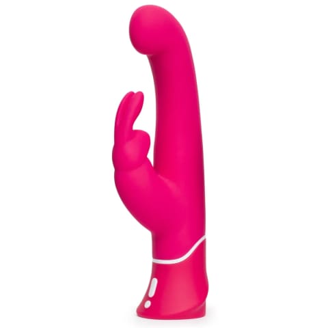 Happy Rabbit G-Spot Pink - masażer punktu G z podwojnym systemem wibracji w sklepie Wasserman.eu