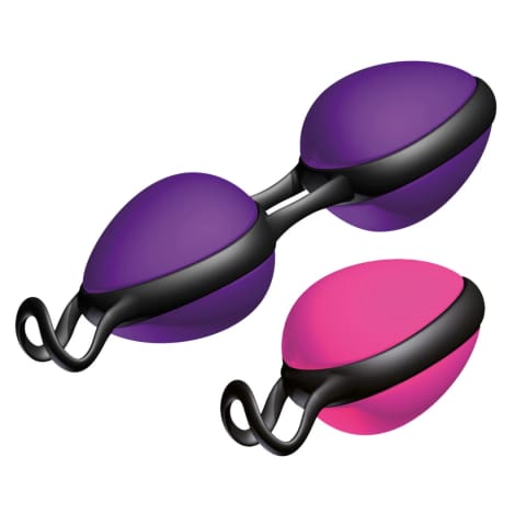 Zestaw kulek gejszy - Joydivision Joyballs Secret Set (Magenta & Black and Lila & Black) w sklepie Wasserman.eu
