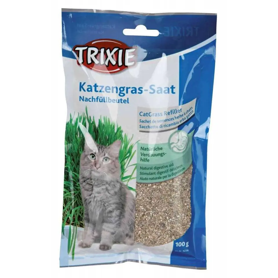 ⁨TRIXIE Trawa dla kota woreczek 100g 4236⁩ w sklepie Wasserman.eu