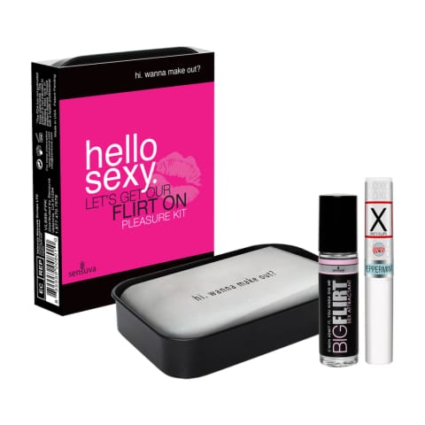 ⁨Sensuva Hello Sexy Pleasure Kit - Zestaw z balsamem i perfumami roll-on z feromonami⁩ w sklepie Wasserman.eu