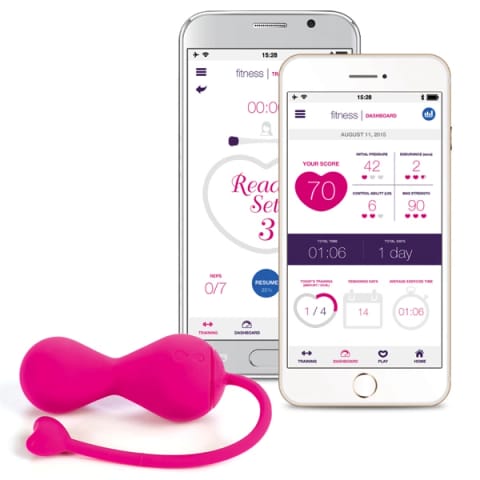 ⁨OhMiBod Lovelife Krush Pink - inteligentny trenażer mięśni dna miednicy⁩ w sklepie Wasserman.eu