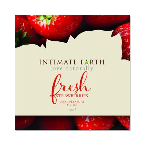 ⁨Intimate Earth Natural Flavors żel nawilżający Fresh Strawberries 3 ml⁩ w sklepie Wasserman.eu