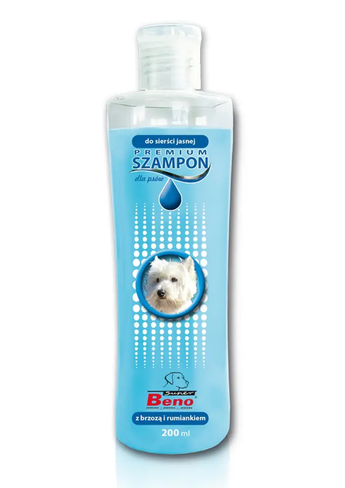 ⁨CERTECH Super Beno Premium - Szampon do sierści jasnej 200ml⁩ w sklepie Wasserman.eu