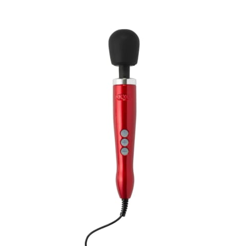 Doxy Die Cast Wand Massager Red - sieciowy masażer z aluminiową obudową w sklepie Wasserman.eu