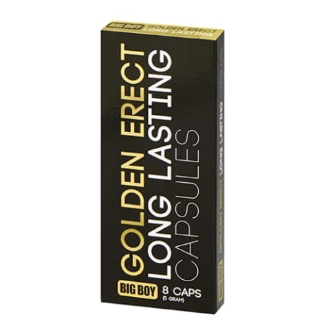 ⁨Tabletki poprawiające erekcję - Big Boy Golden Erect 8 Tabs⁩ w sklepie Wasserman.eu