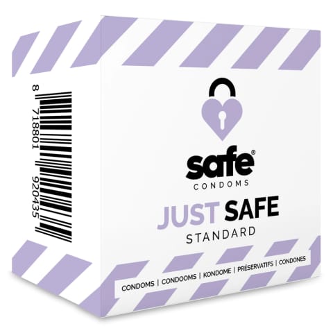 ⁨Safe Just Safe prezerwatywy 5 szt. anatomiczne lateksowe 56 mm⁩ w sklepie Wasserman.eu