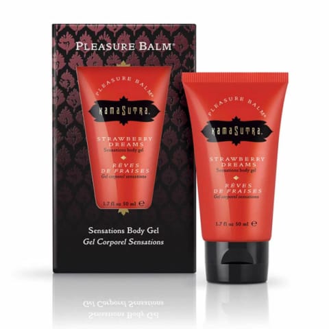 ⁨Kama Sutra Pleasure Balm Strawberry Dreams balsam truskawkowy 50ml⁩ w sklepie Wasserman.eu