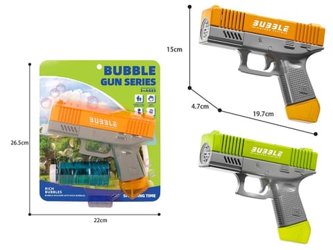 ⁨Pistolet na bańki mydlane + płyn⁩ w sklepie Wasserman.eu