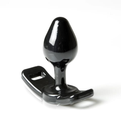 ⁨Plug analny - Perfect Fit Strap On Butt Plug Small Black⁩ w sklepie Wasserman.eu