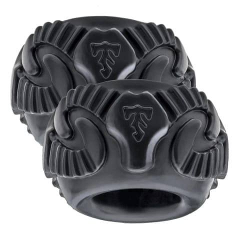 ⁨Perfect Fit Ram Ring dwupak - stylowy pierścień z mieszanki PF Blend, czarny⁩ w sklepie Wasserman.eu