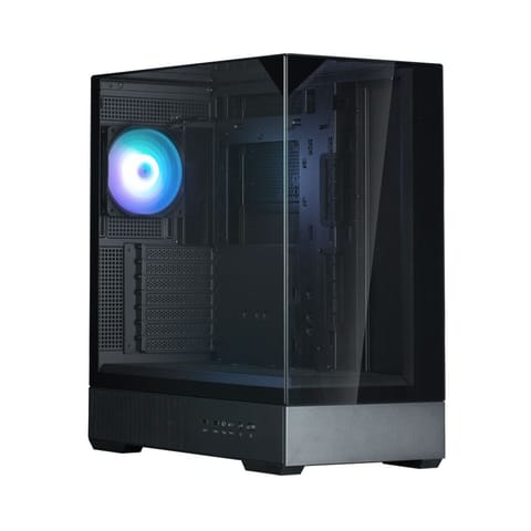 ⁨Obudowa P40 Prism Mid-Tower szkło hartowane czarna⁩ w sklepie Wasserman.eu