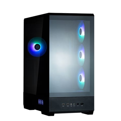 ⁨Obudowa P50 DS Mid-Tower 4 wentylatory ARGB czarna⁩ w sklepie Wasserman.eu