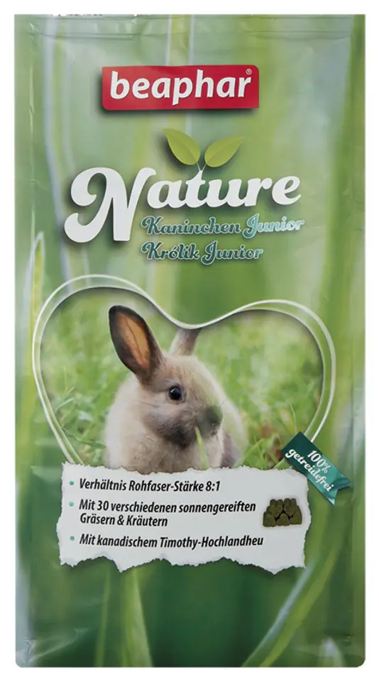 ⁨BEAPHAR NATURE JUNIOR RABBIT FOOD 1,25 KG⁩ at Wasserman.eu