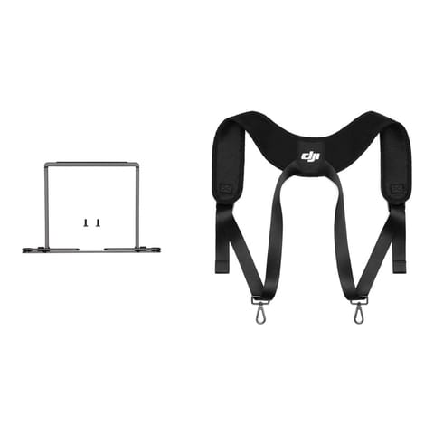 ⁨Zestaw pomocniczy do DJI RC Plus (podpórka + szelki)⁩ w sklepie Wasserman.eu