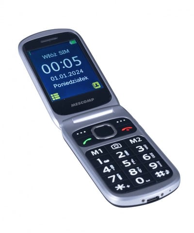 ⁨Telefon komórkowy z klapką dla seniorów MT-184 BRUNO 4G⁩ w sklepie Wasserman.eu