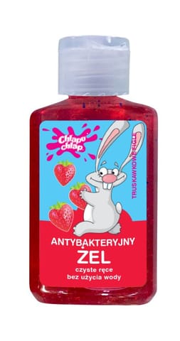 ⁨CHLAPU CHLAP Żel antybakteryjny do rąk - Truskawkowe Figle 60 ml⁩ w sklepie Wasserman.eu