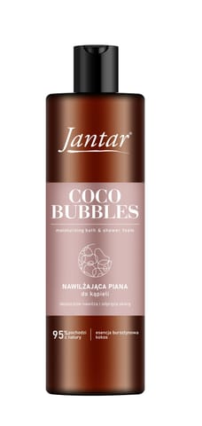 ⁨JANTAR Nawilżająca Piana do kąpieli z esencją bursztynową i kokosem - Coco Bubbles 400 ml⁩ w sklepie Wasserman.eu