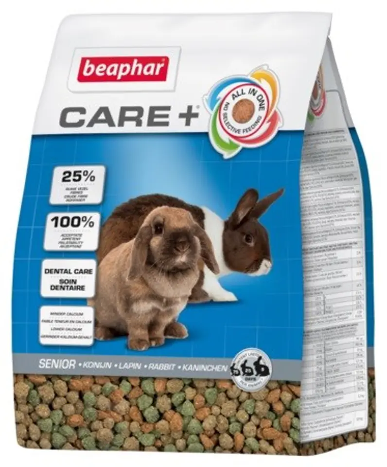 ⁨CARE+ Rabbit senior karma dla królików 1,5 kg⁩ w sklepie Wasserman.eu