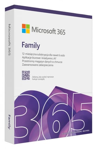 ⁨M365 Family PL 1Y 6U Win/Mac EP2-32382⁩ w sklepie Wasserman.eu